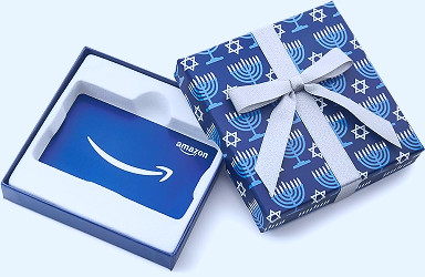 Amazon.com: Amazon.com Gift Card in a Hanukkah Gift Box : Gift Cards